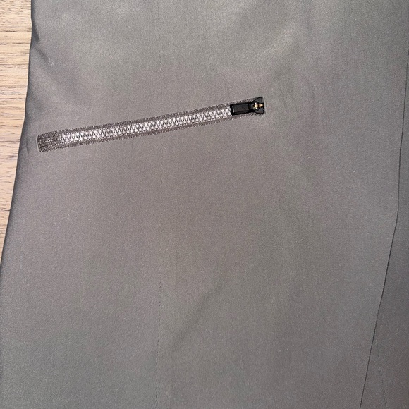 ATHLETA Interstellar Blazer Gray Work Jacket Travel Sz 10 - Picture 3 of 7